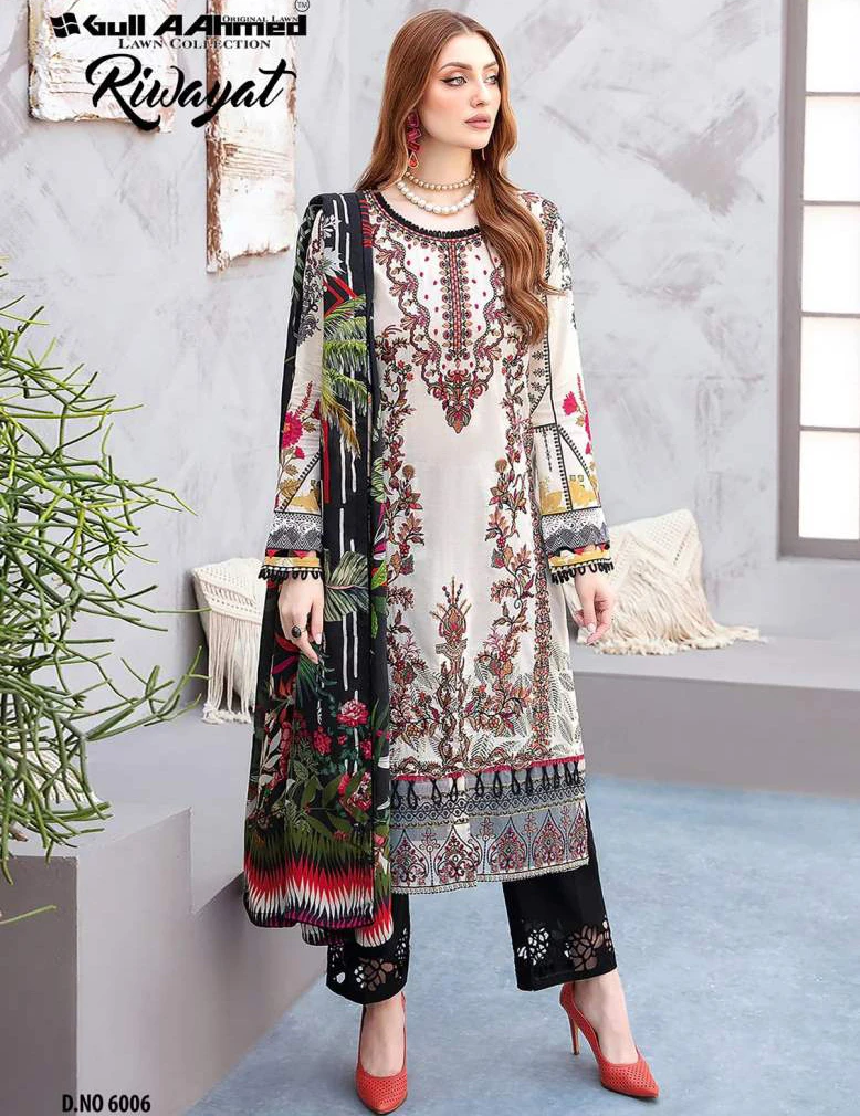 Gull A Ahmed Riwayat Vol-6 - Dress Material